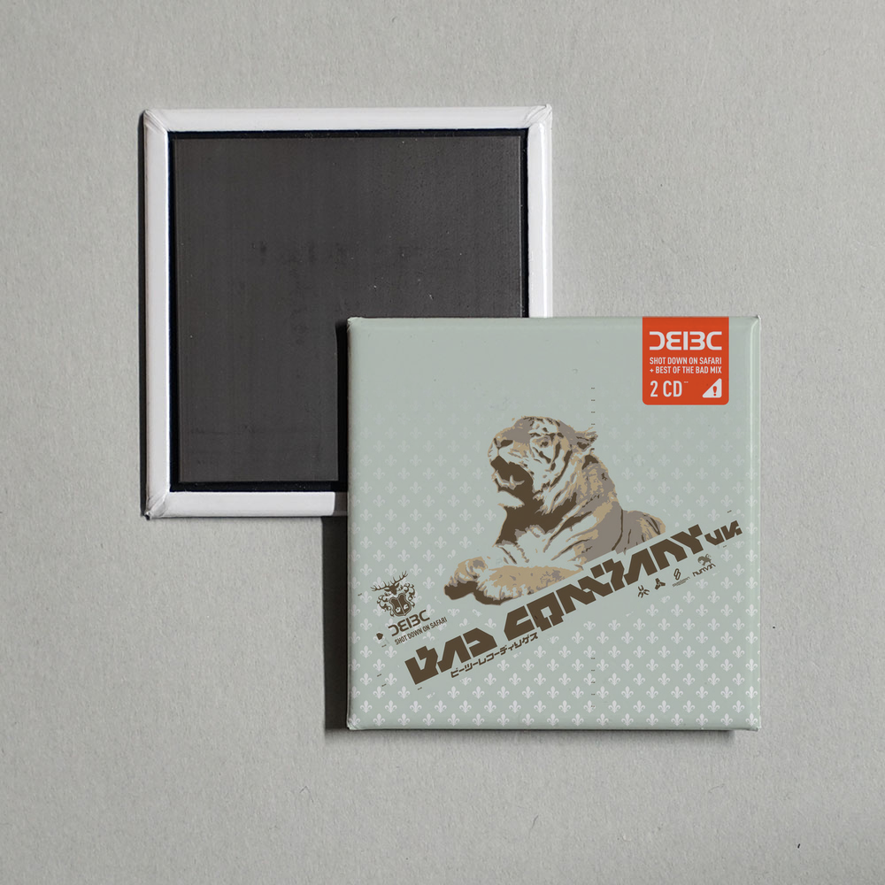 Bad Company UK - Shot Down On Safari Album Cover Fridge Magnet