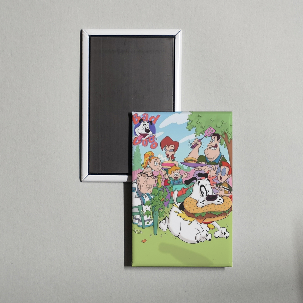Bad Dog TV Show Fridge Magnet
