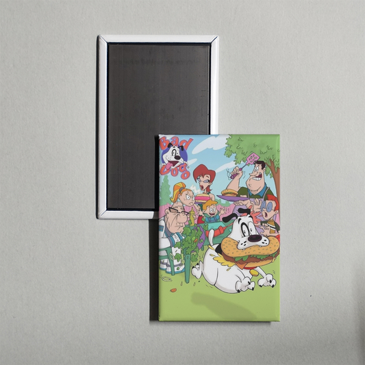 Bad Dog TV Show Fridge Magnet