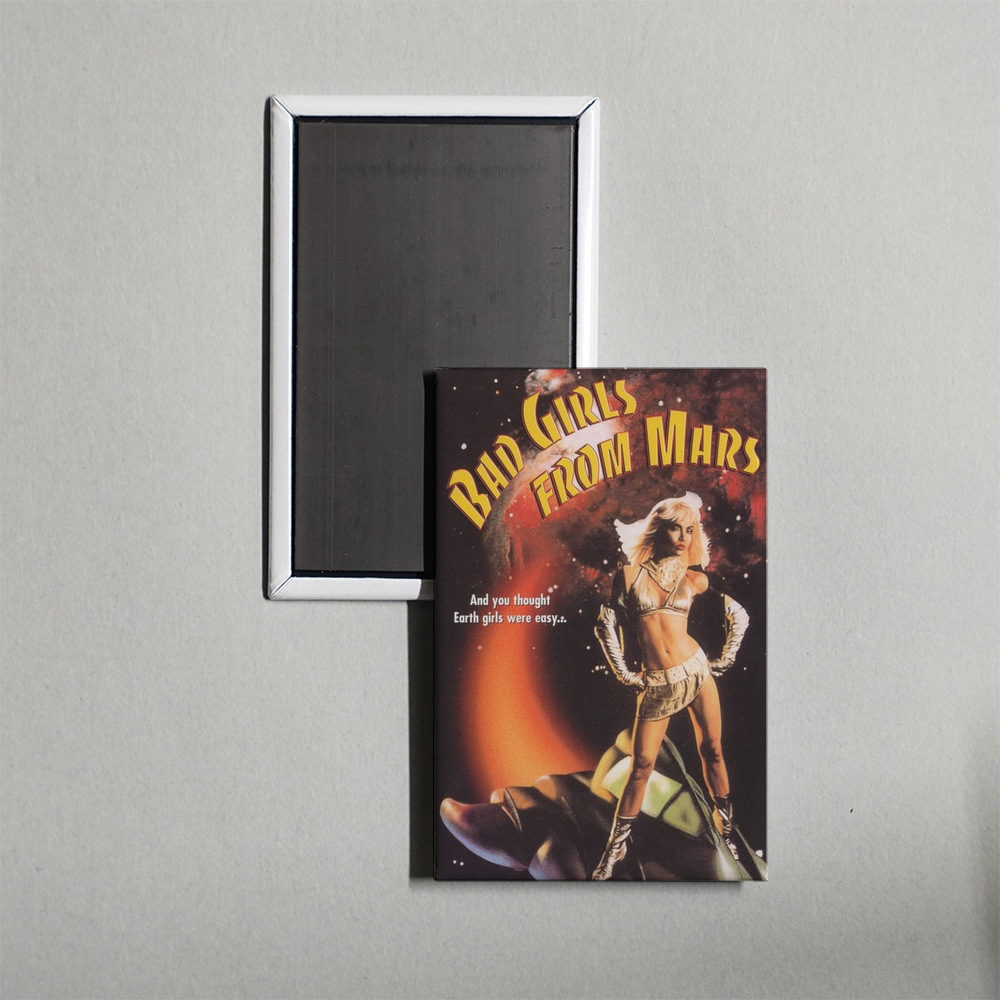 Bad Girls from Mars Mini Movie Fridge Magnet