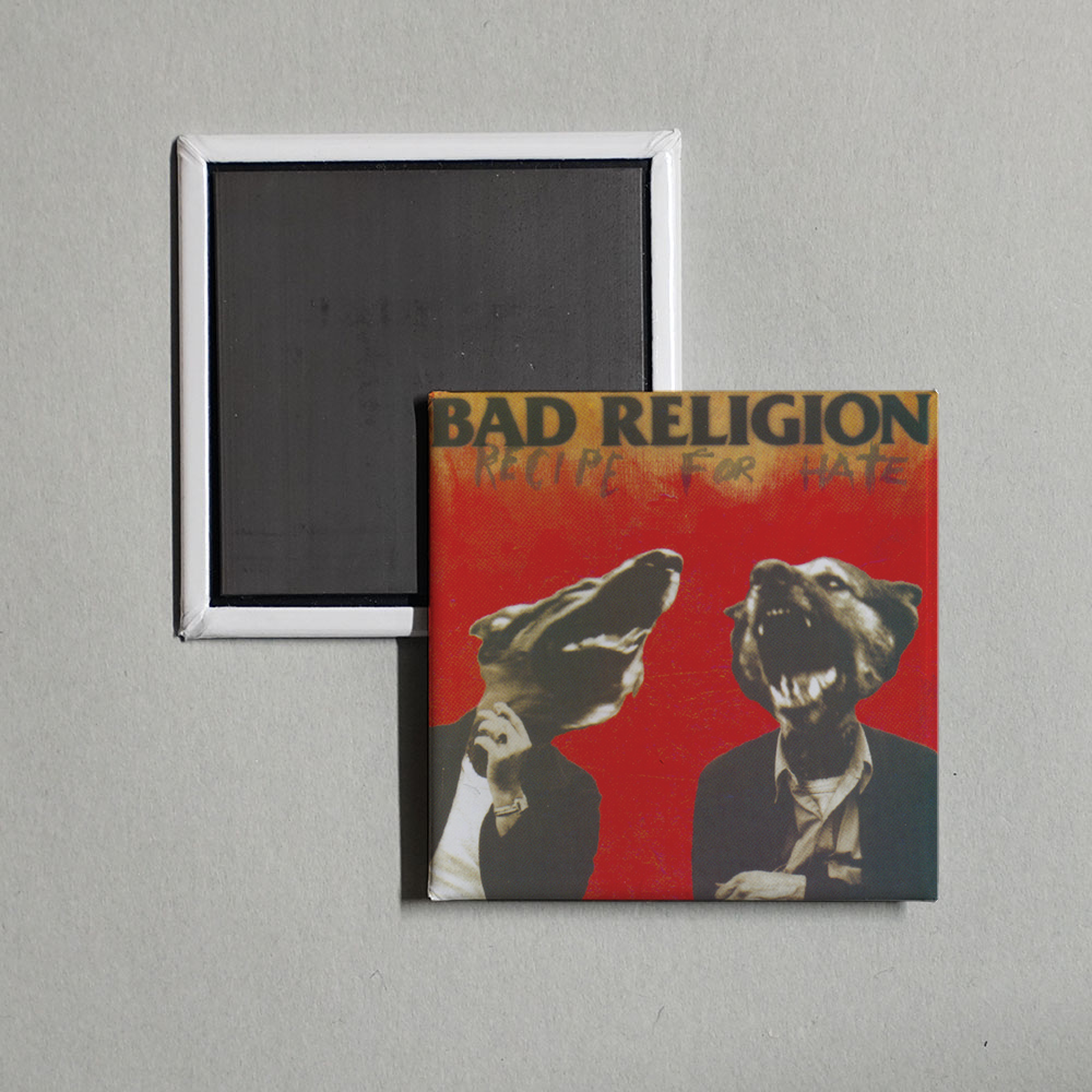 Bad Religion - Recipe For Hate Album Cover Fridge Magnet
