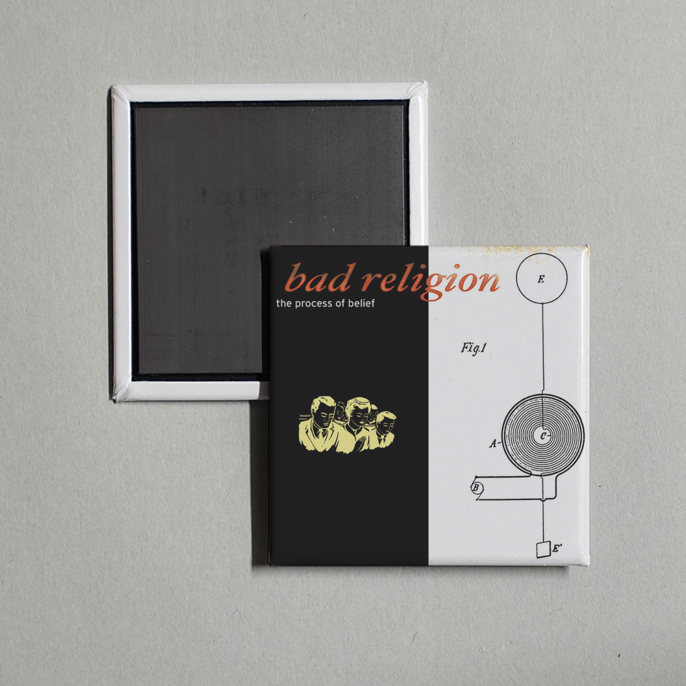 Bad Religion - The Process Of Belief Album Cover Fridge Magnet