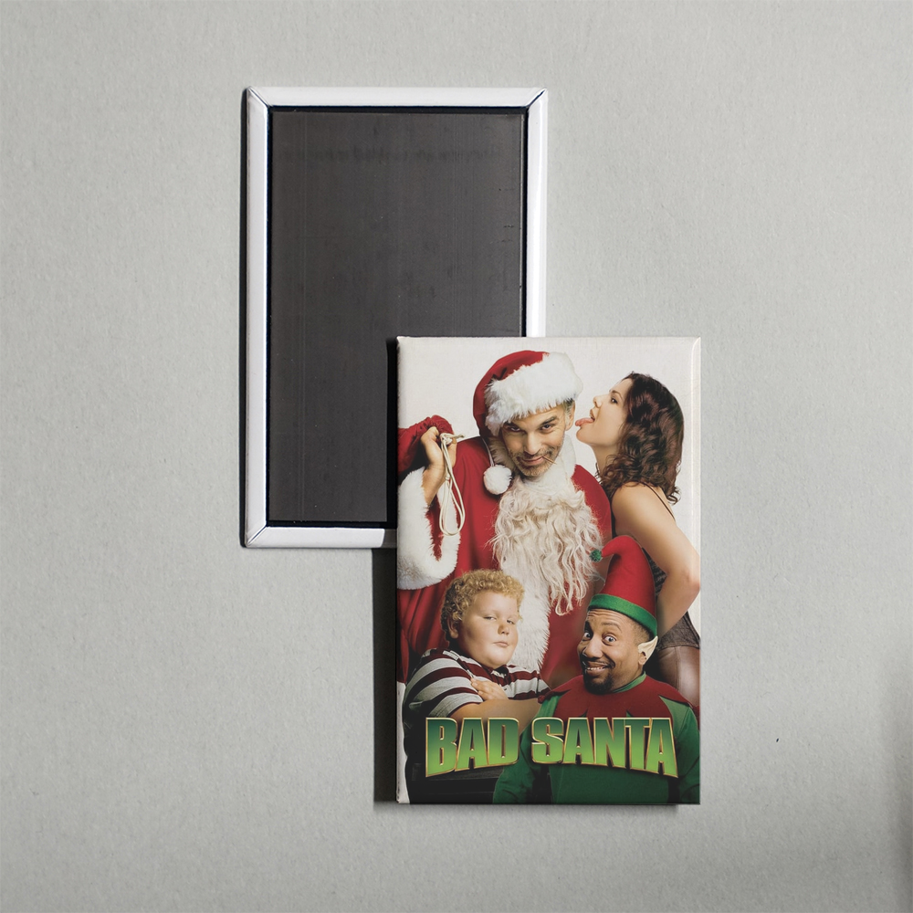 Bad Santa Mini Movie Fridge Magnet