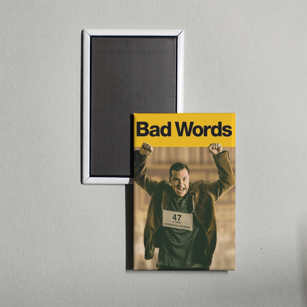 Bad Words Mini Movie Fridge Magnet