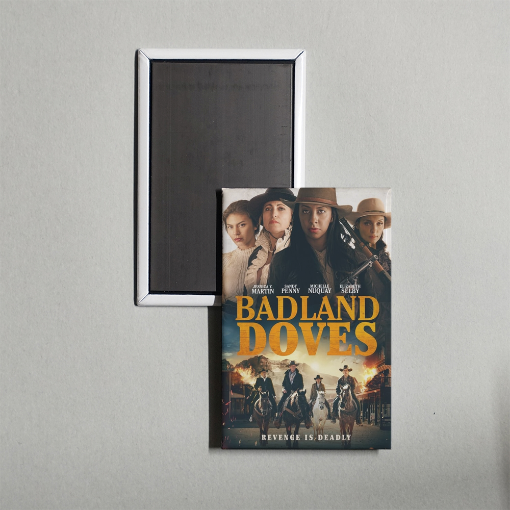 Badland Doves Mini Movie Fridge Magnet