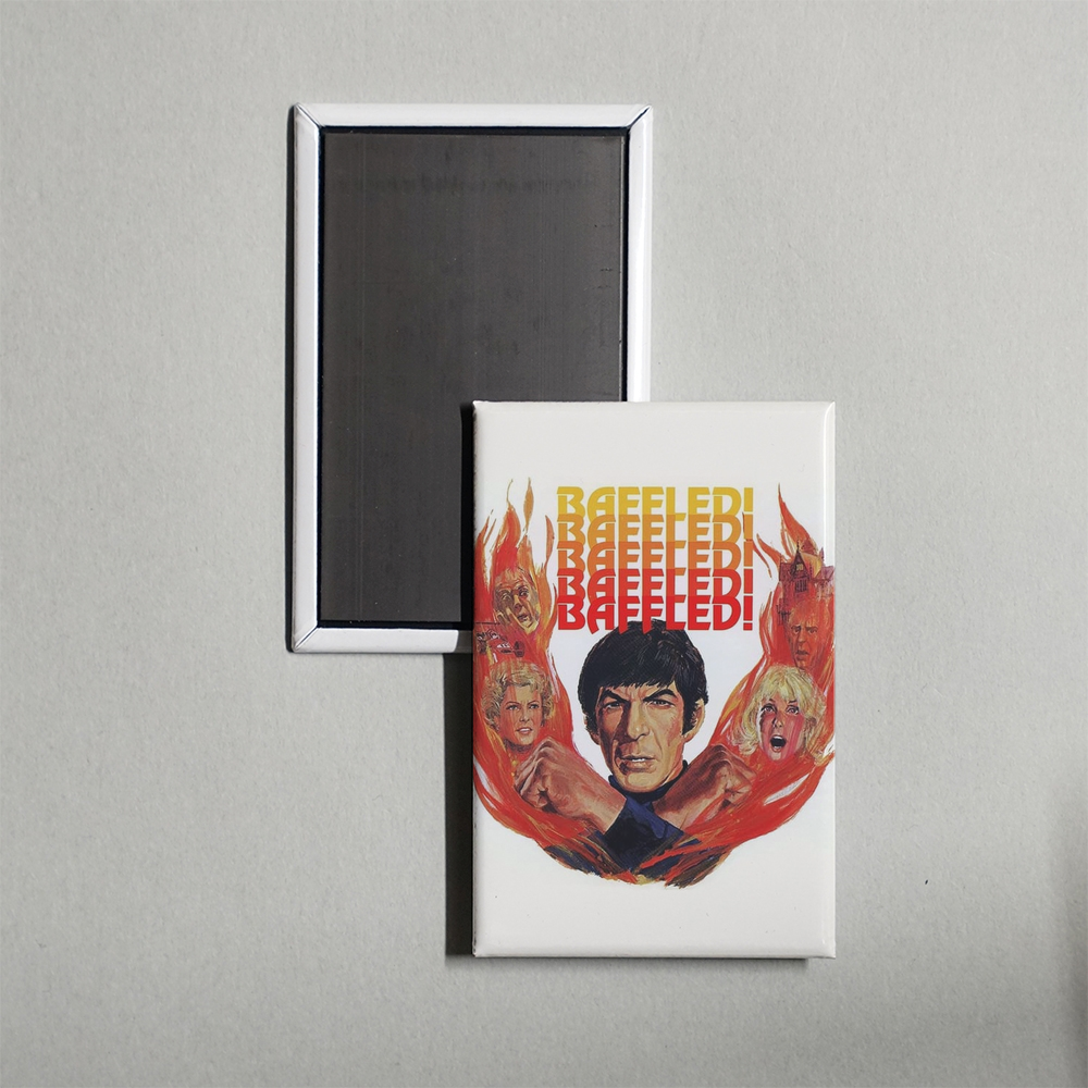 Baffled! Mini Movie Fridge Magnet