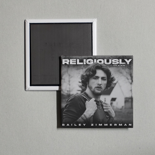 Bailey Zimmerman - Religiously. The Album. Album Cover Fridge Magnet