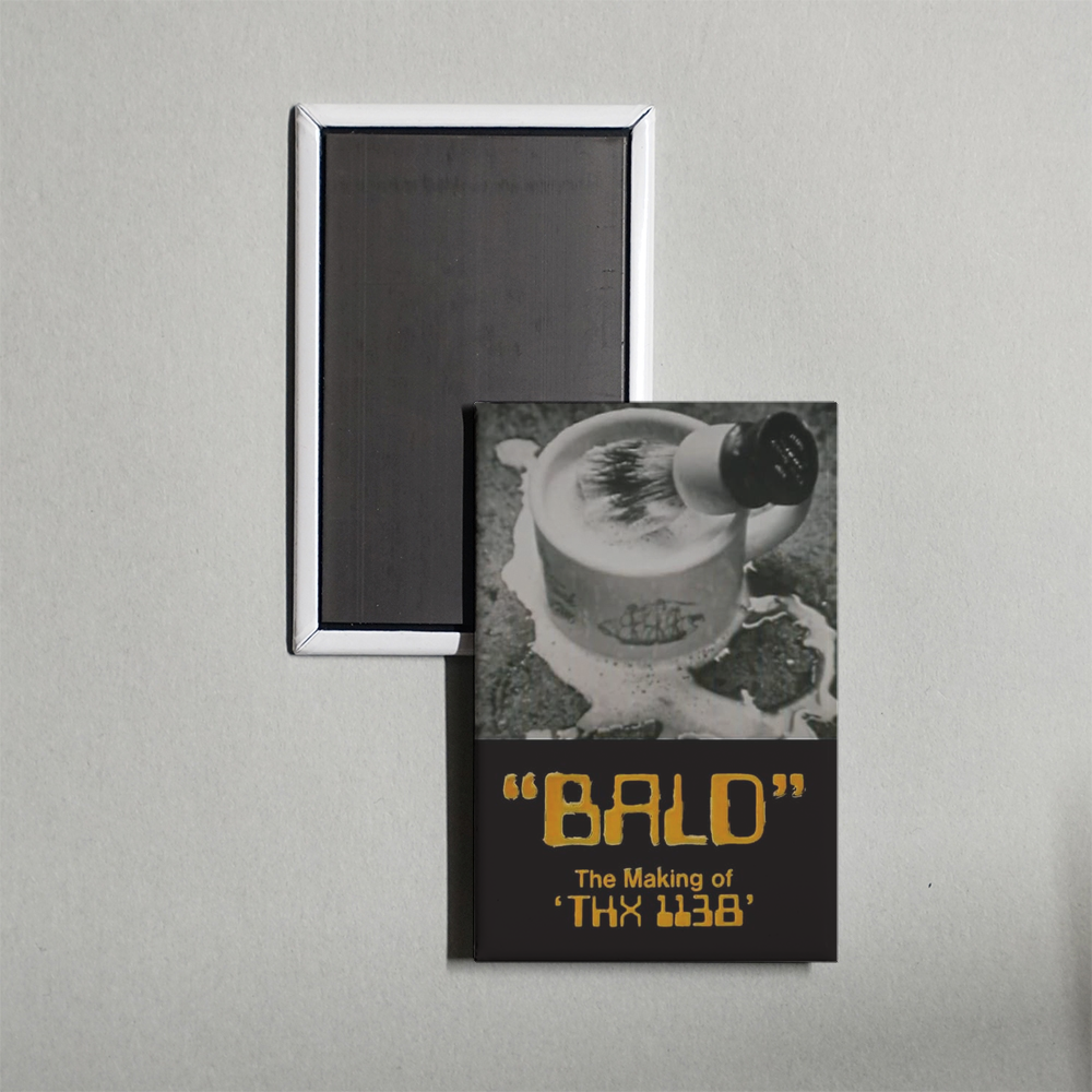 Bald The Making of 'THX 1138' Mini Movie Fridge Magnet