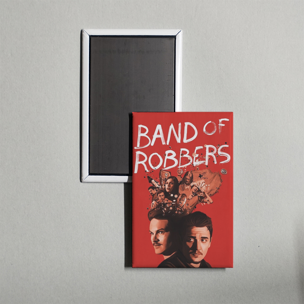 Band of Robbers Mini Movie Fridge Magnet