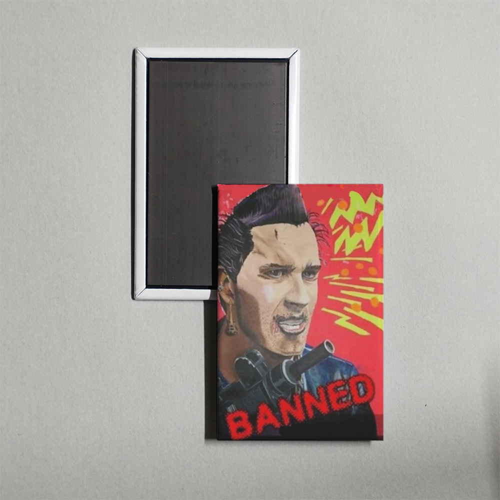 Banned Mini Movie Fridge Magnet