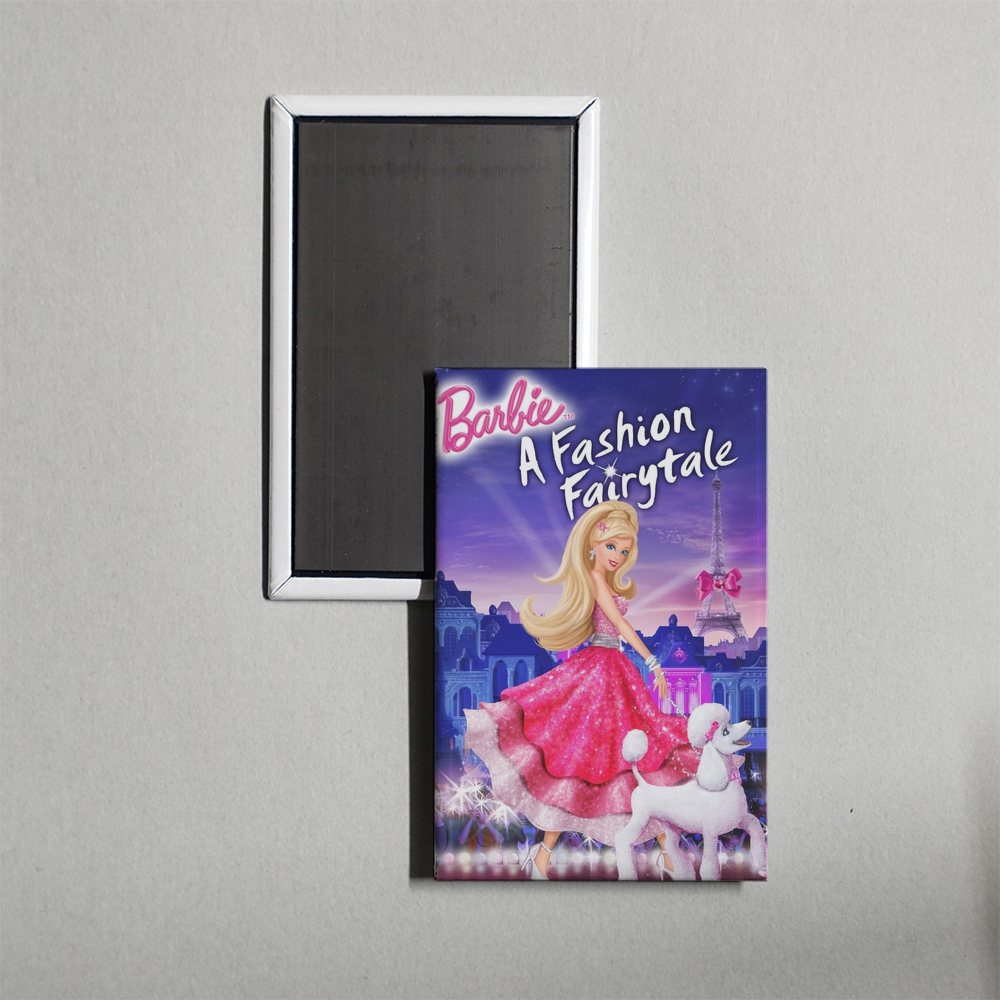 Barbie A Fashion Fairytale Mini Movie Fridge Magnet