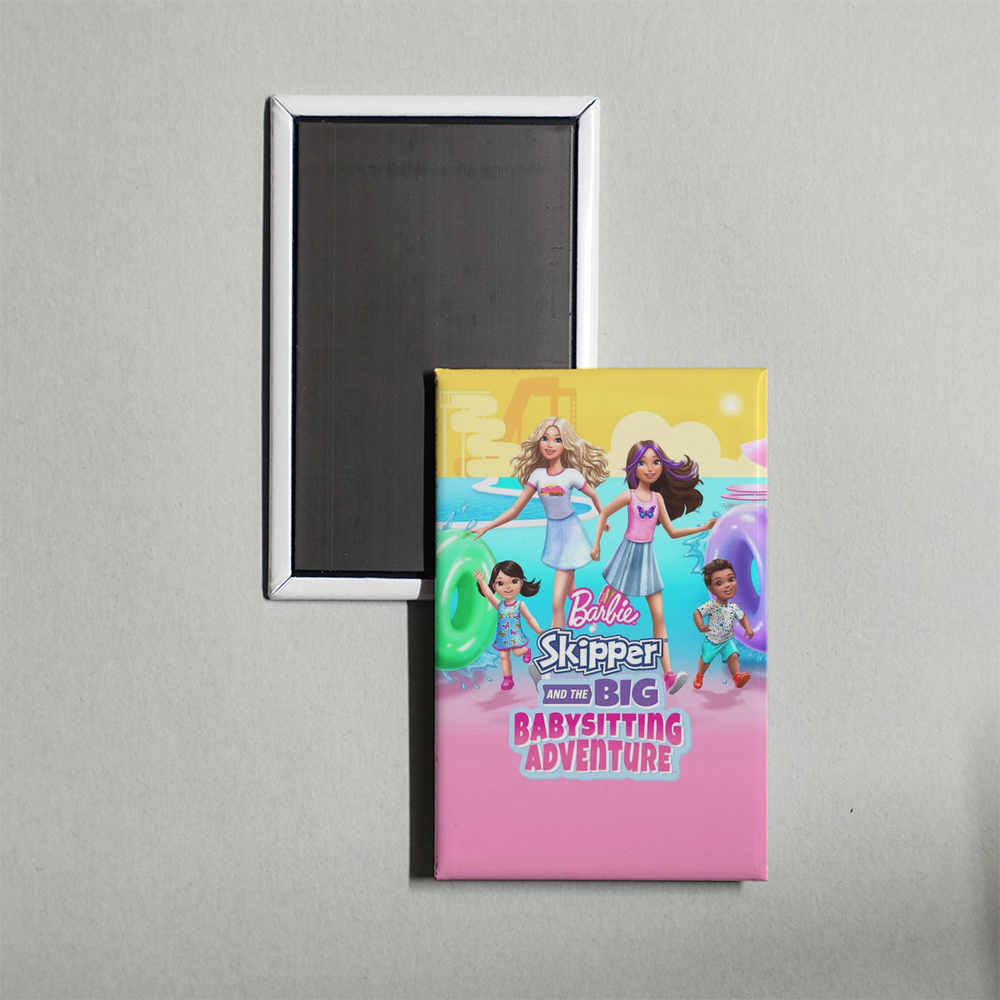 Barbie Skipper and the Big Babysitting Adventure Mini Movie Fridge Magnet