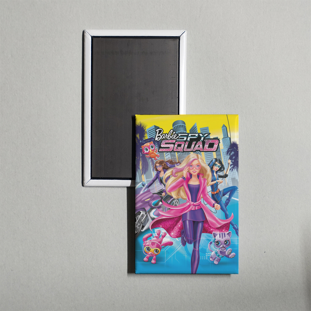 Barbie Spy Squad Mini Movie Fridge Magnet