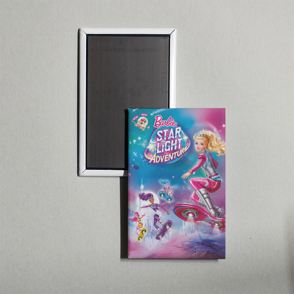 Barbie Star Light Adventure Mini Movie Fridge Magnet