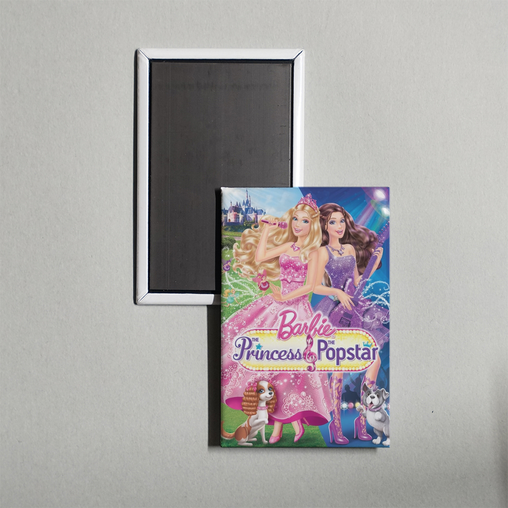 Barbie The Princess & the Popstar Mini Movie Fridge Magnet