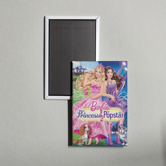 Barbie The Princess & the Popstar Mini Movie Fridge Magnet