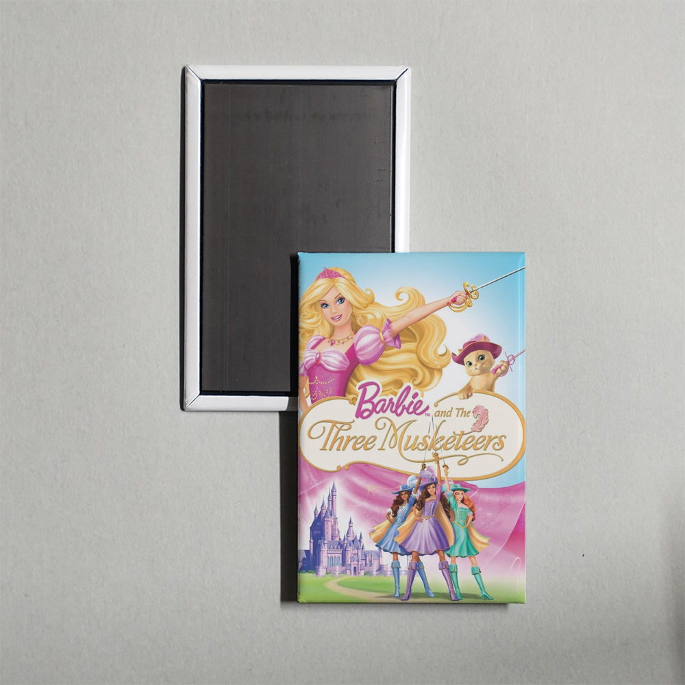 Barbie and the Three Musketeers Mini Movie Fridge Magnet