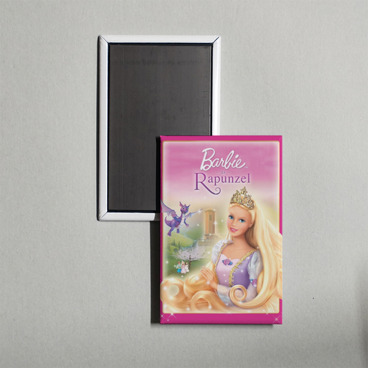Barbie as Rapunzel Mini Movie Fridge Magnet