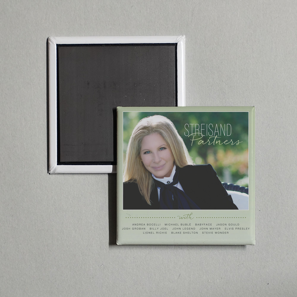 Barbra Streisand - Partners Album Cover Fridge Magnet