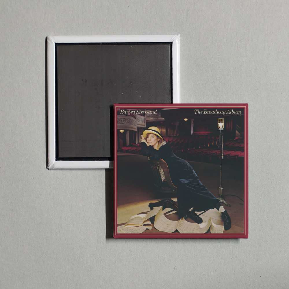 Barbra Streisand - The Broadway Album Album Cover Fridge Magnet