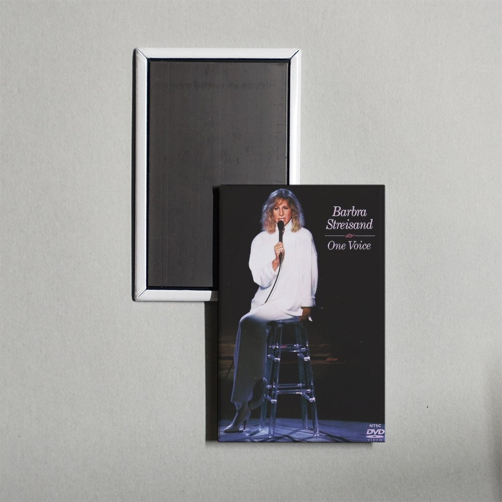 Barbra Streisand One Voice Mini Movie Fridge Magnet