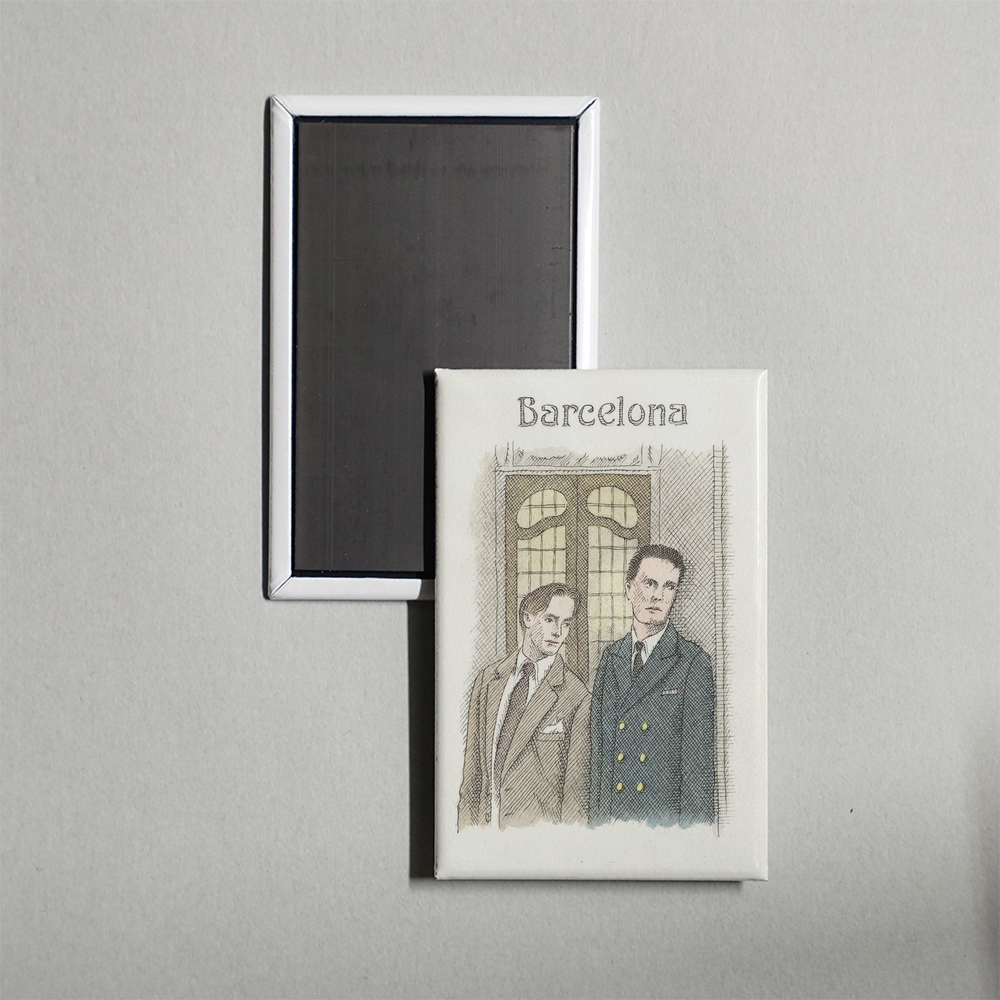 Barcelona Mini Movie Fridge Magnet
