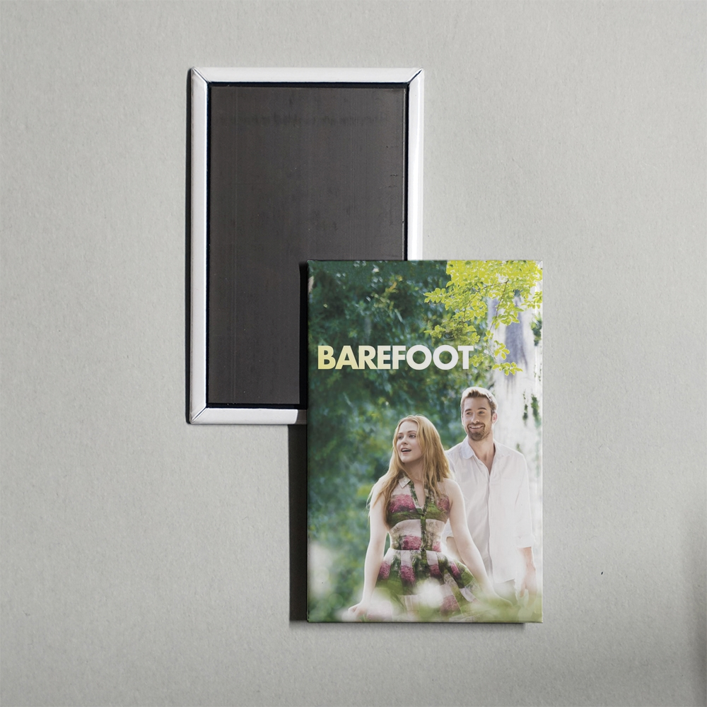 Barefoot Mini Movie Fridge Magnet