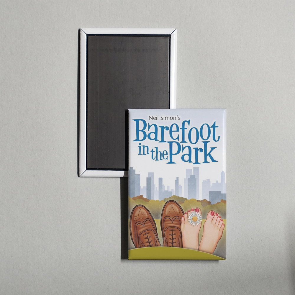 Barefoot In the Park Mini Movie Fridge Magnet