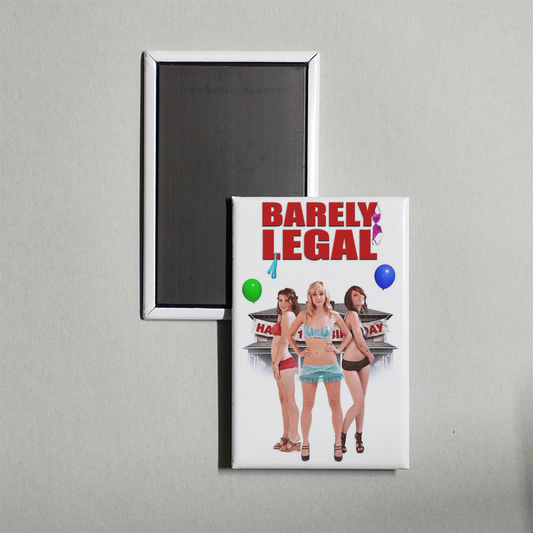 Barely Legal Mini Movie Fridge Magnet