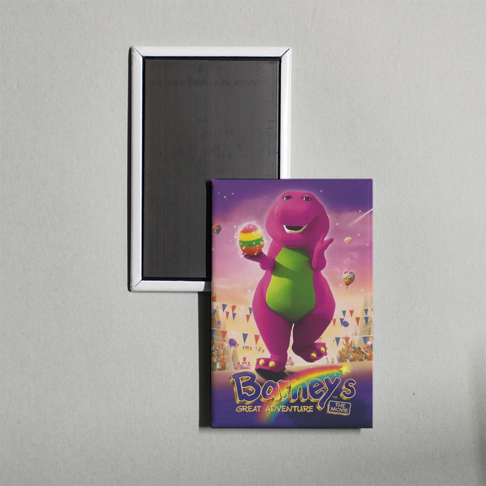 Barney's Great Adventure Mini Movie Fridge Magnet