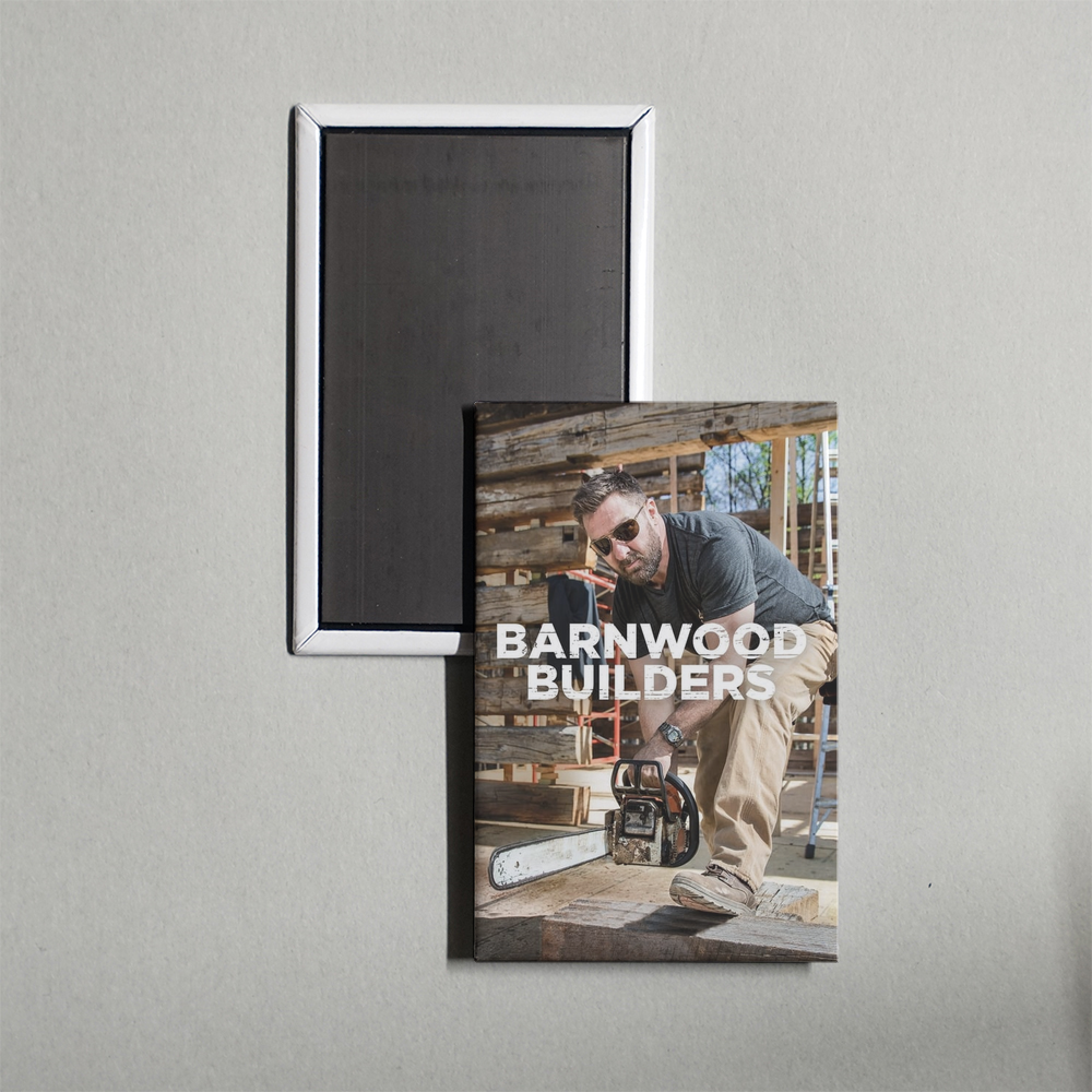 Barnwood Builders TV Show Fridge Magnet