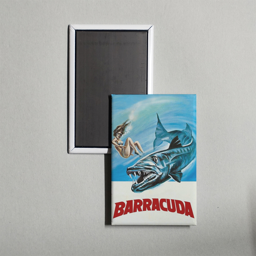 Barracuda Mini Movie Fridge Magnet