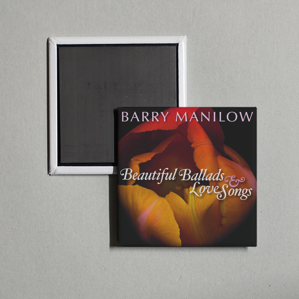 Barry Manilow - Beautiful Ballads & Love Songs Album Cover Fridge Magnet