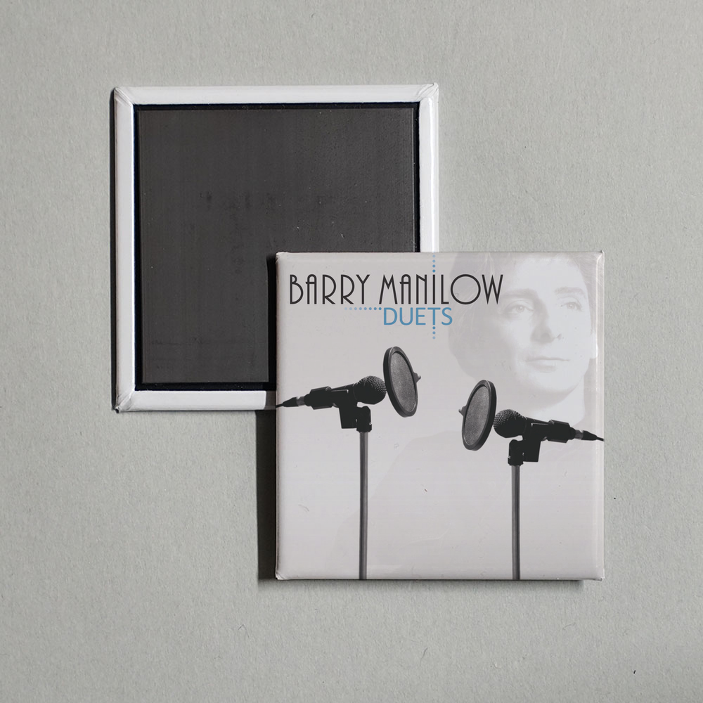 Barry Manilow - Duets Album Cover Fridge Magnet