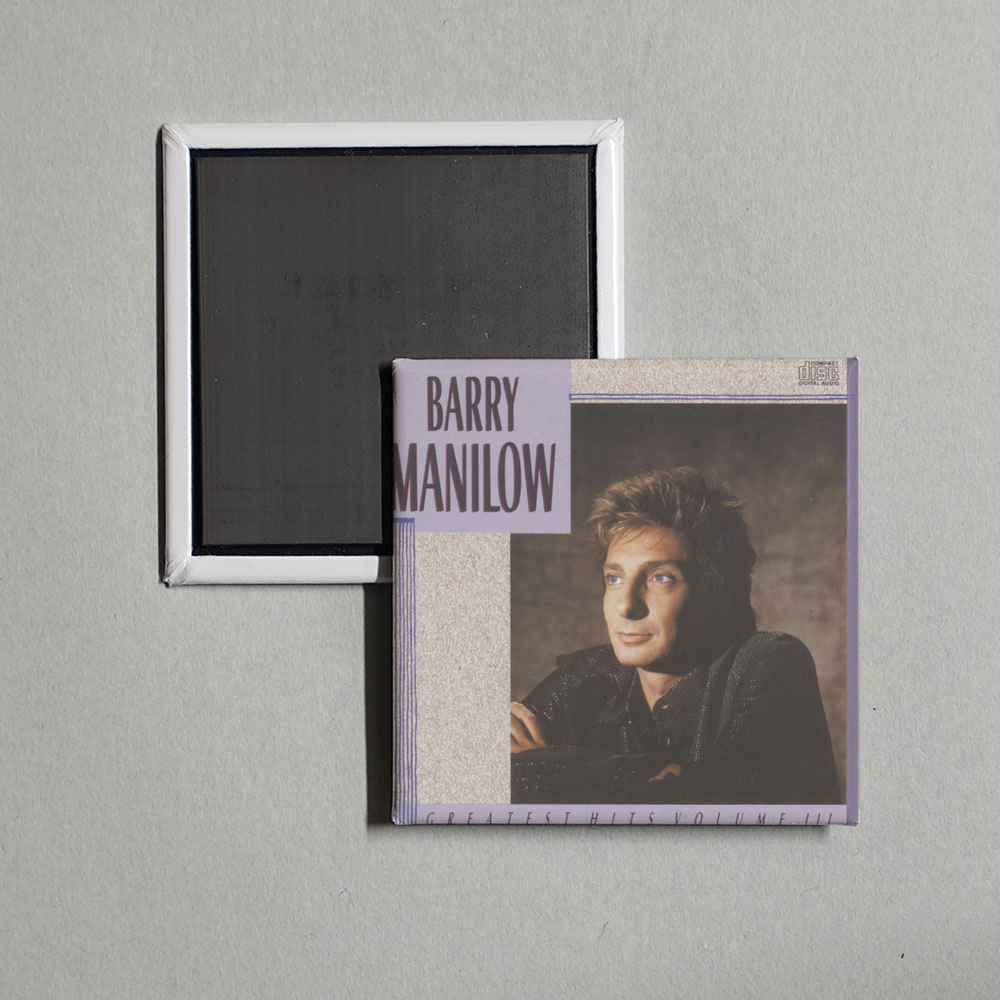 Barry Manilow - Greatest Hits Vol. 3 Album Cover Fridge Magnet