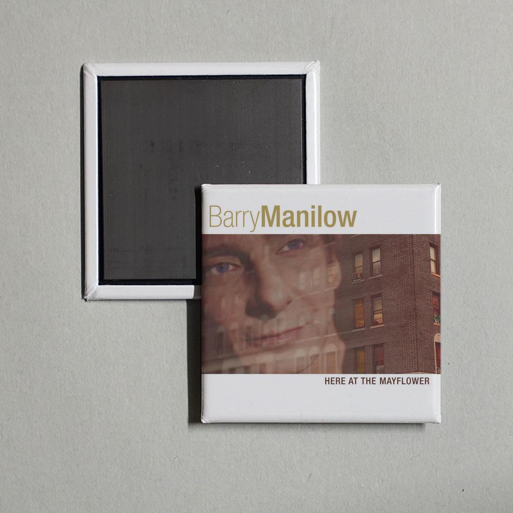 Barry Manilow - Here At The Mayflower Album Cover Fridge Magnet
