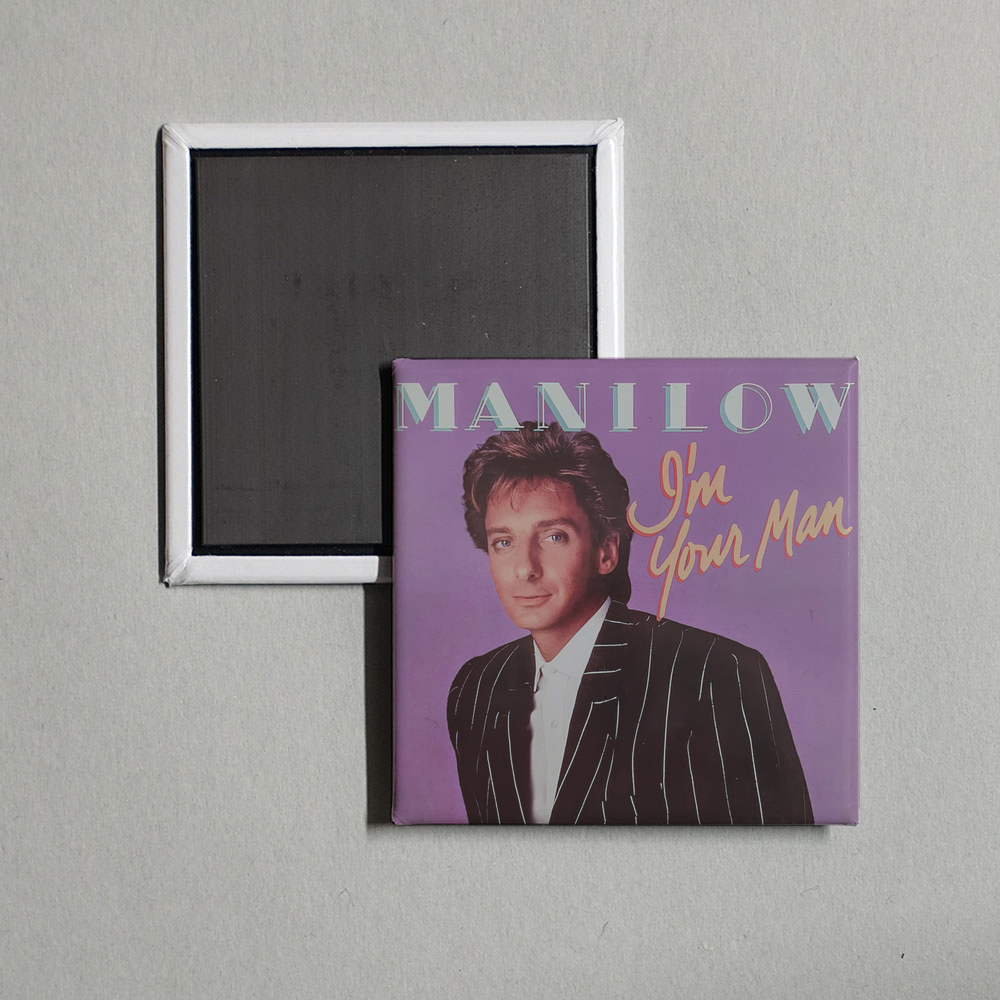Barry Manilow - I'm Your Man Album Cover Fridge Magnet