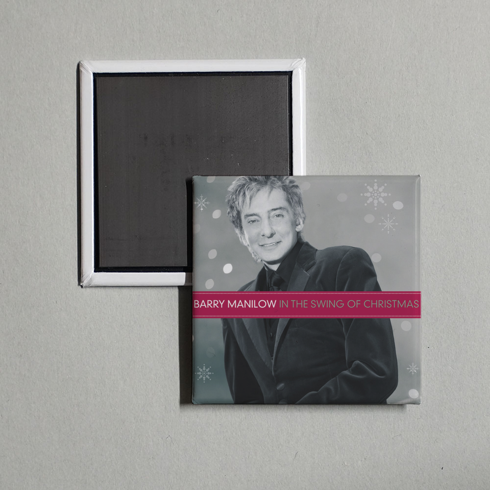 Barry Manilow - In The Swing Of Christmas Album Cover Fridge Magnet