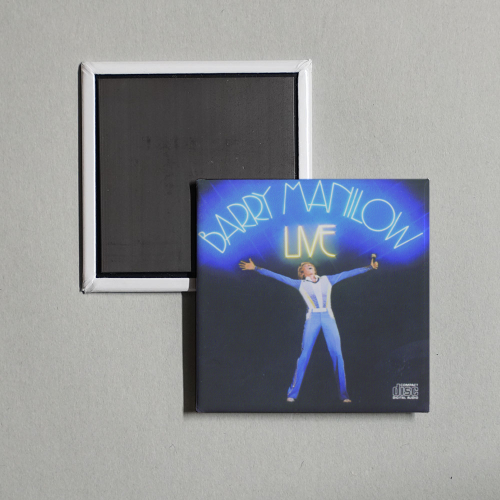Barry Manilow - Live Album Cover Fridge Magnet
