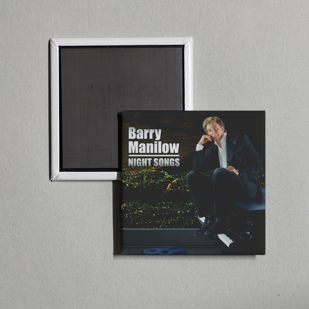 Barry Manilow - Night Songs Album Cover Fridge Magnet