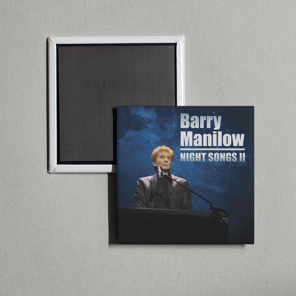 Barry Manilow - Night Songs II Album Cover Fridge Magnet