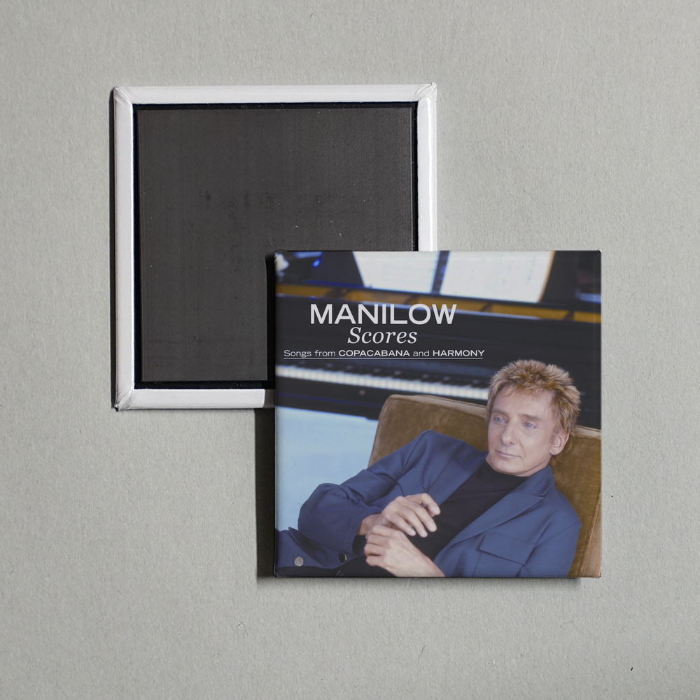 Barry Manilow - Scores Songs From Copacabana And Harmony Album Cover Fridge Magnet