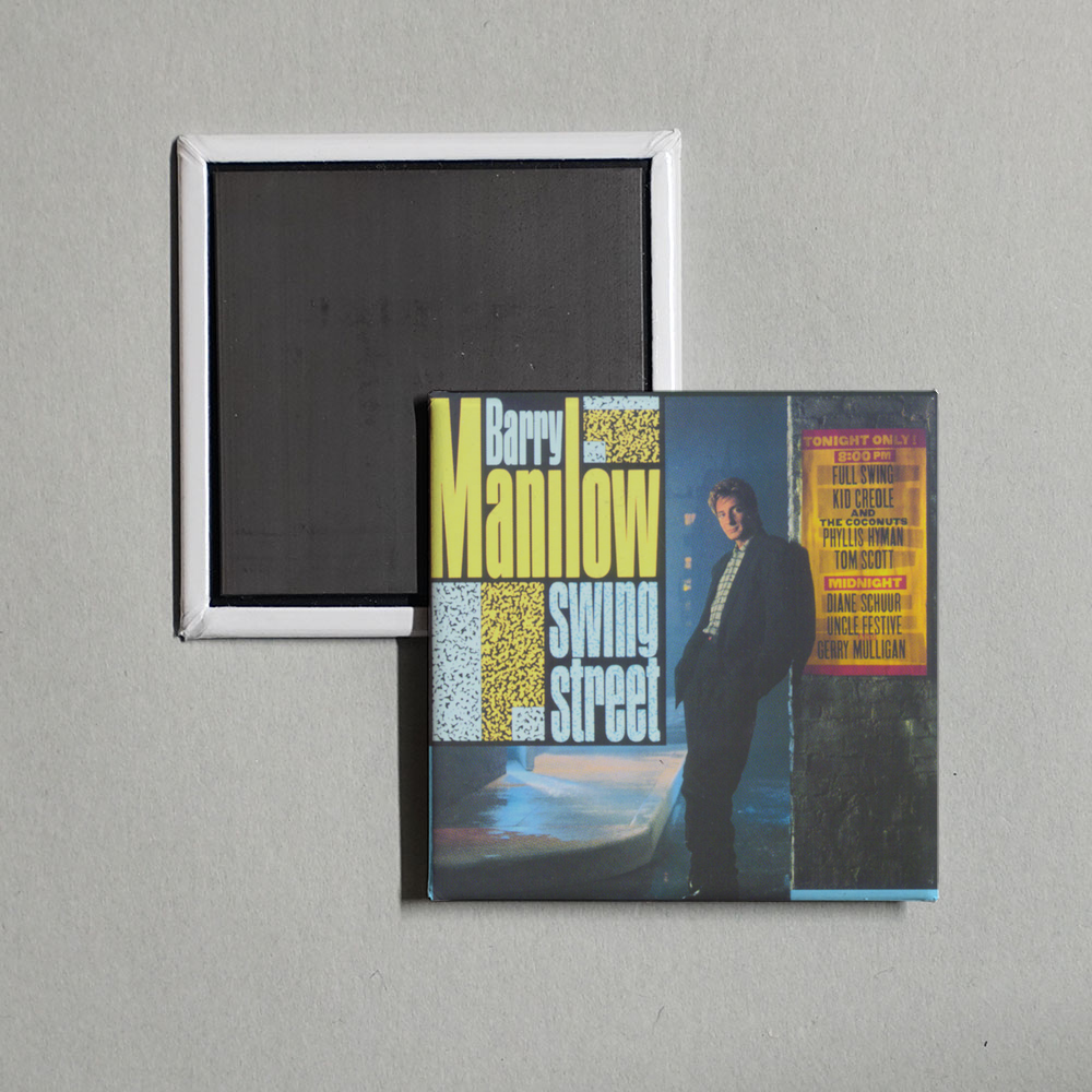 Barry Manilow - Swing Street Album Cover Fridge Magnet