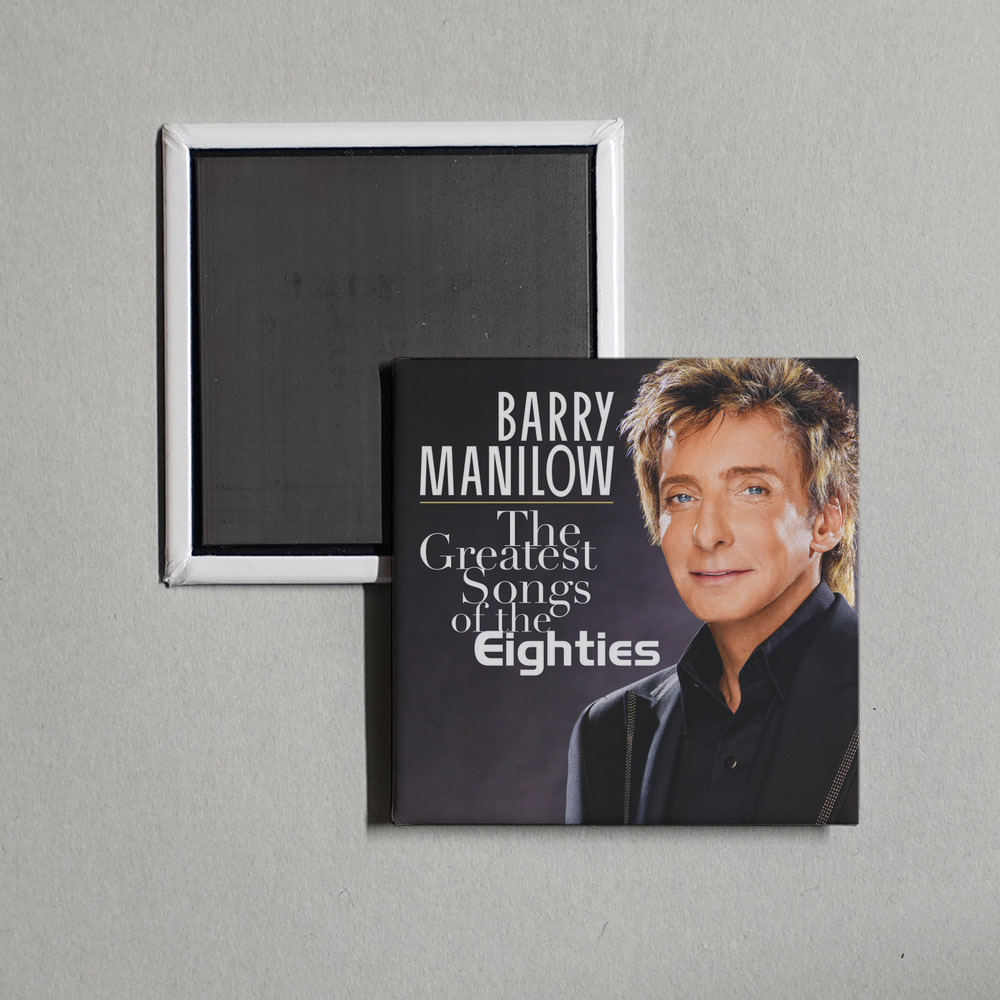 Barry Manilow - The Greatest Songs Of The Eighties Album Cover Fridge Magnet