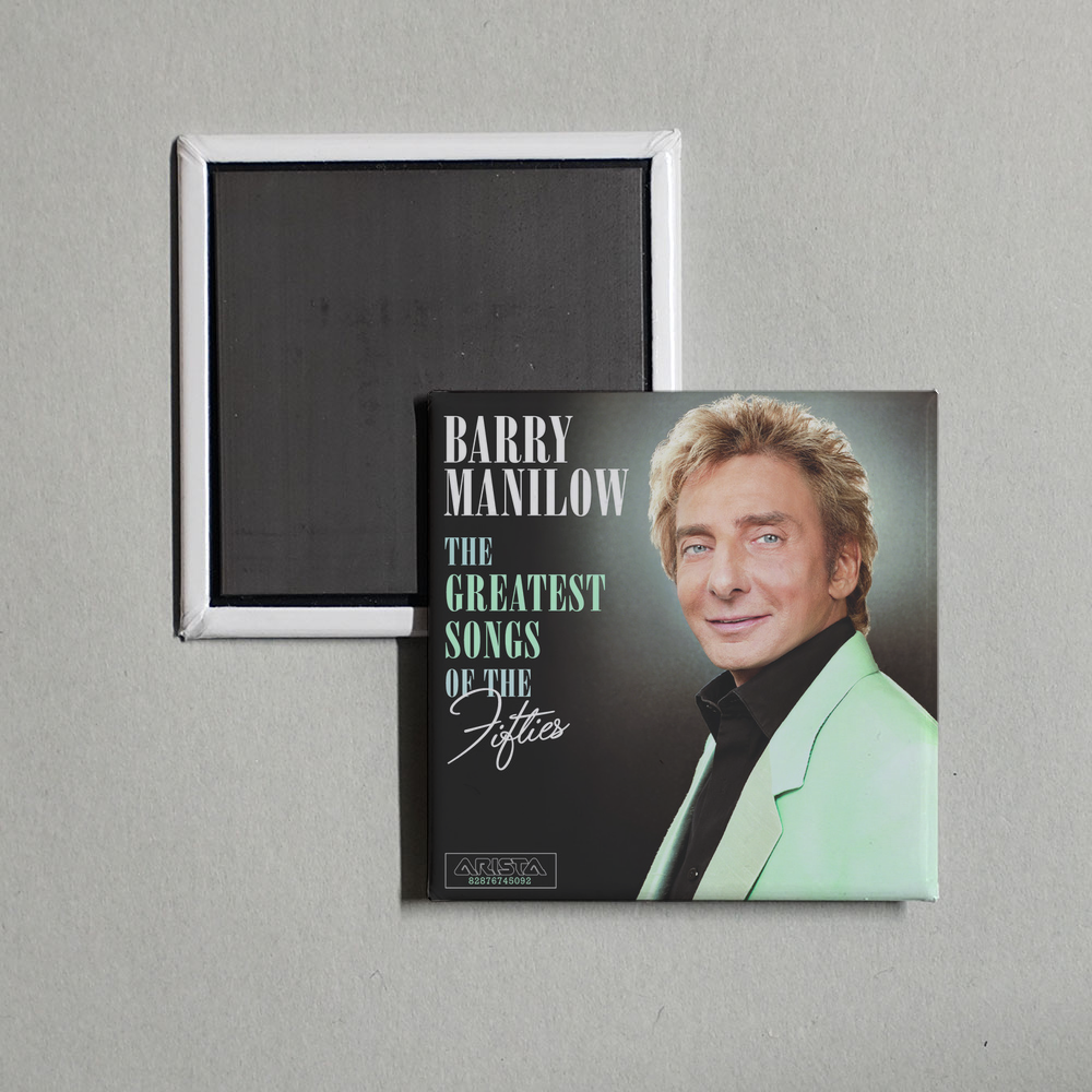 Barry Manilow - The Greatest Songs Of The Fifties Album Cover Fridge Magnet