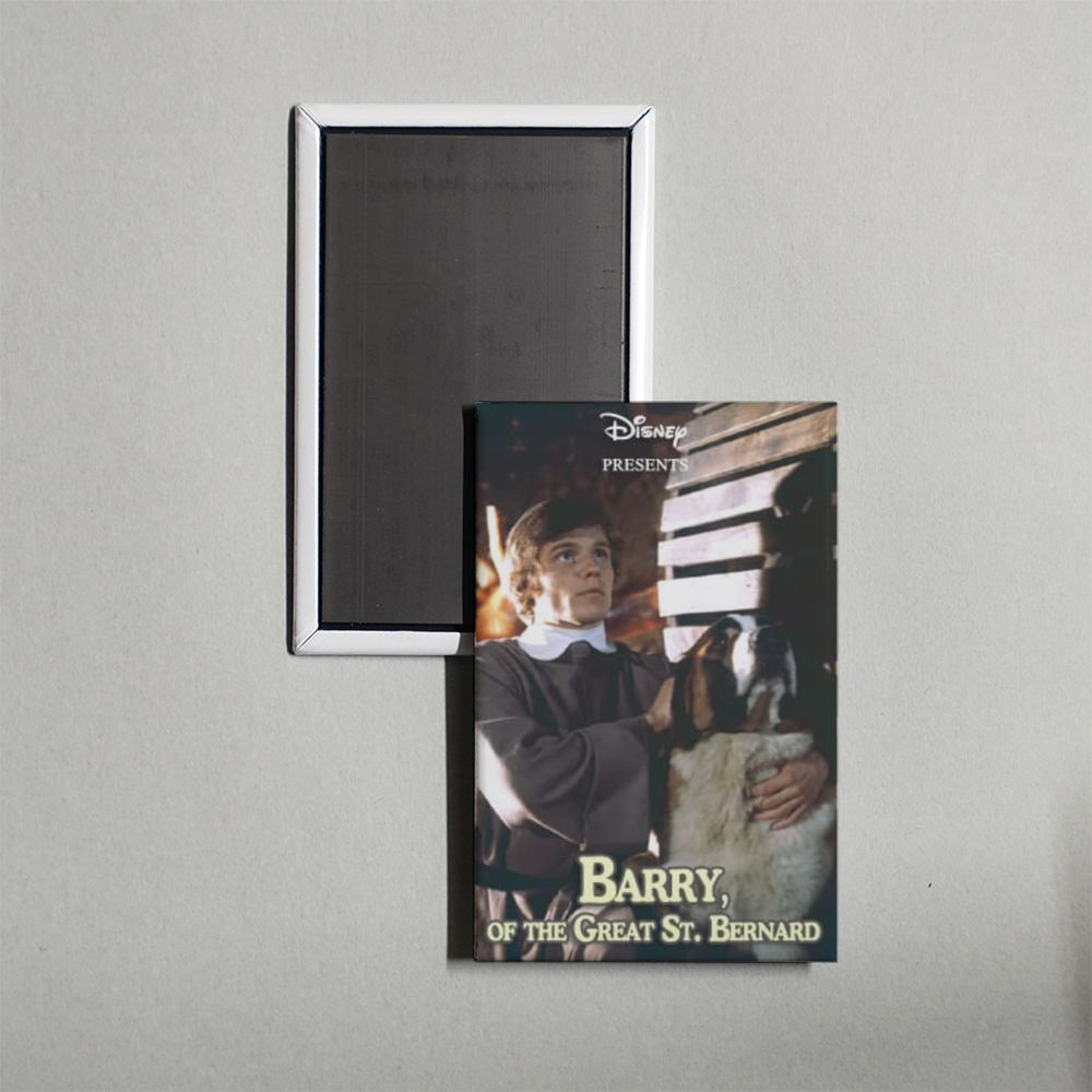Barry of the Great St. Bernard Mini Movie Fridge Magnet