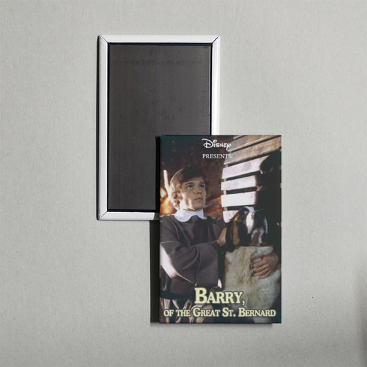 Barry of the Great St. Bernard Mini Movie Fridge Magnet