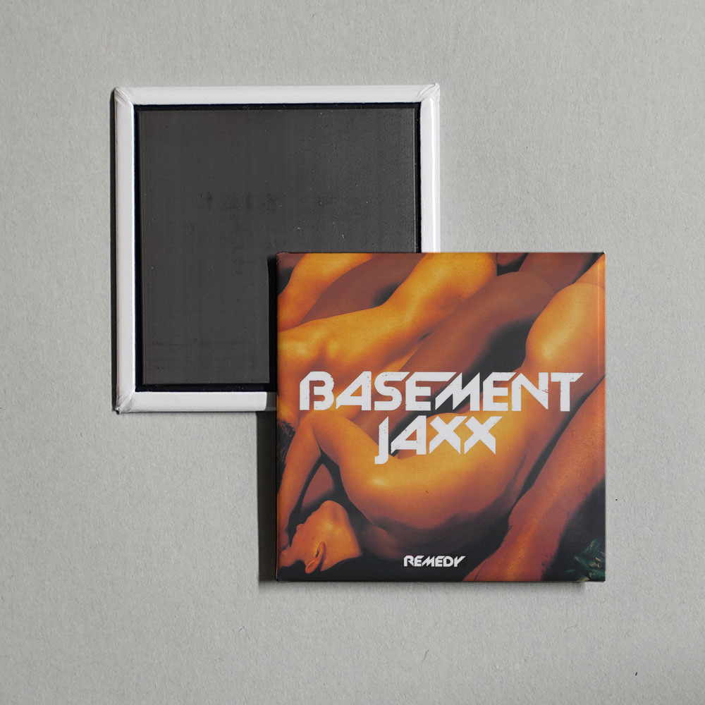 Basement Jaxx - Remedy Album Cover Fridge Magnet