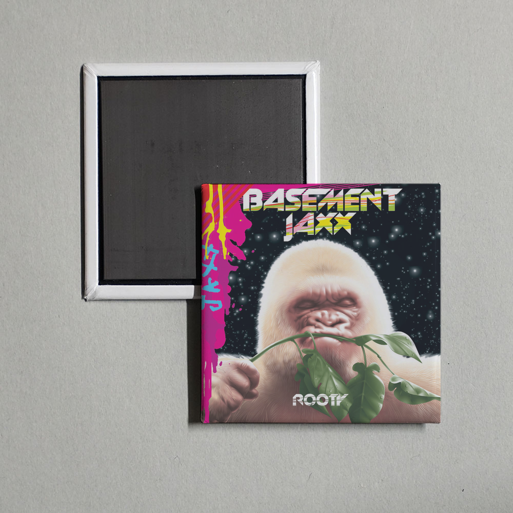 Basement Jaxx - Rooty Album Cover Fridge Magnet