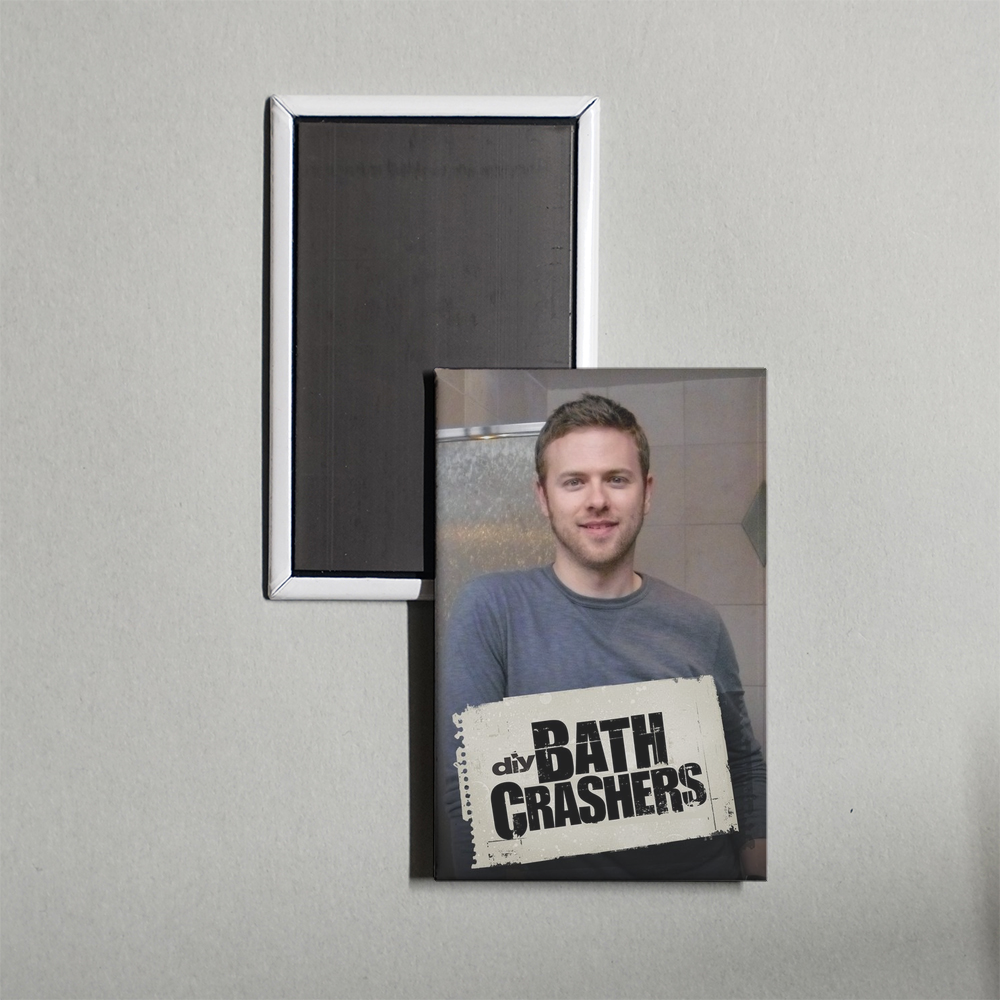 Bath Crashers TV Show Fridge Magnet